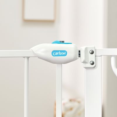 Image showing Carlson Extra Tall Walk-Through Metal Pet Gate, 30 in. to 40 in. W