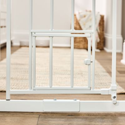 Image showing 5 th Carlson Pet Products Extra Tall Walk-Through Metal Pet Gate, 30 in. to 40 in. W