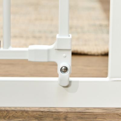 Image showing 6 th Carlson Pet Products Extra Tall Walk-Through Metal Pet Gate, 30 in. to 40 in. W