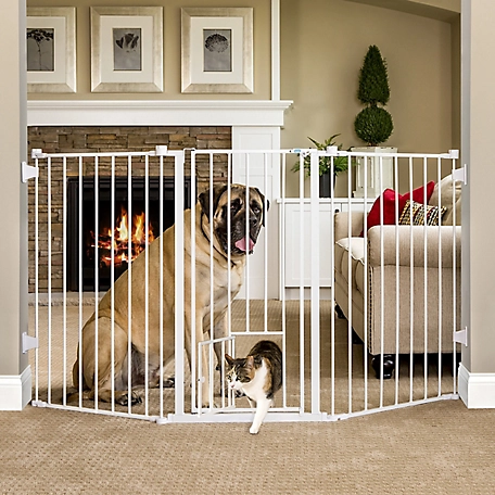 Carlson Extra Tall Flexi Pet Gate, 50 in. to 76 in.