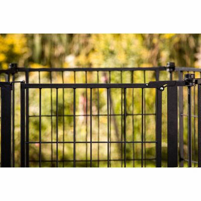 Image showing Carlson Extra Tall Outdoor 2-in-1 Super Wide Metal Pet Gate and Pet Yard, 144 in.