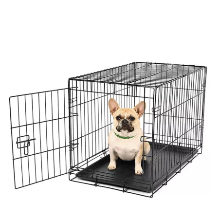 Carlson Secure 1-Door Steel Dog Crate 24-in Small Wire Crates