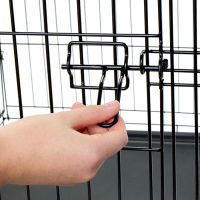 Image showing  Secure 1-Door Steel Dog Crate, 24 in., Small