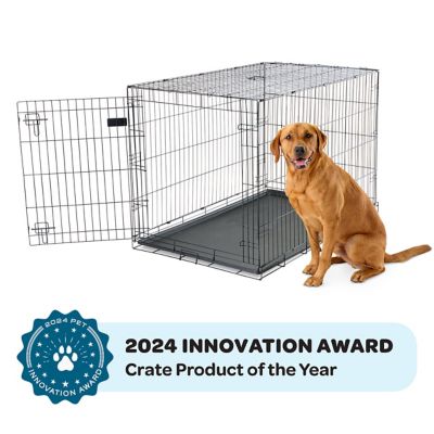 Image showing 9 th Carlson Pet Products Secure 1-Door Steel Dog Crate, 48 in., Extra Large