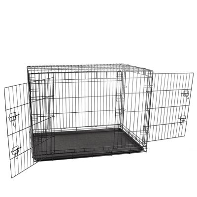 Image showing Carlson Secure 2-Door Steel Dog Crate, 42 in., Large