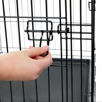 Image showing 5 th Carlson Pet Products Secure 2-Door Steel Dog Crate, 42 in., Large