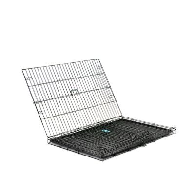 Image showing 7 th Carlson Pet Products Secure 2-Door Steel Dog Crate, 42 in., Large