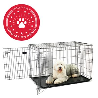 Image showing 9 th Carlson Pet Products Secure Double-Door Dog Crate, Extra-Large