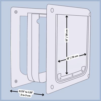Image showing  2-Way Dog Door