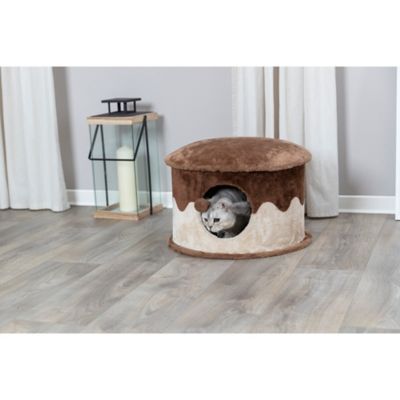 Image showing  Cozy Cat Condo with Dangling Cat Toy