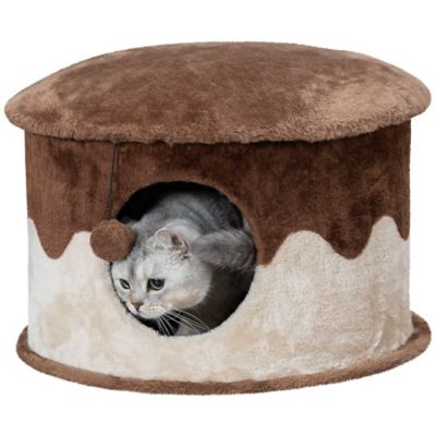 Image showing  Cozy Cat Condo with Dangling Cat Toy
