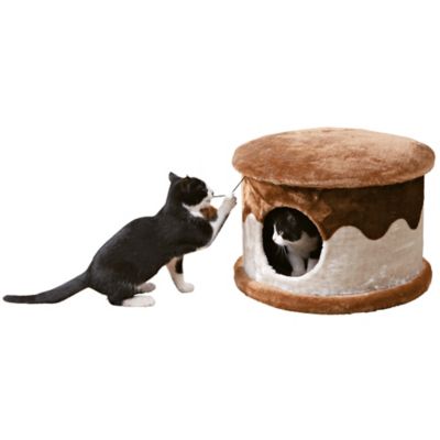 Image showing 6 th TRIXIE Cozy Cat Condo with Dangling Cat Toy