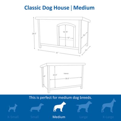 Image showing 5 th TRIXIE Outdoor Wooden Dog Club House, Large