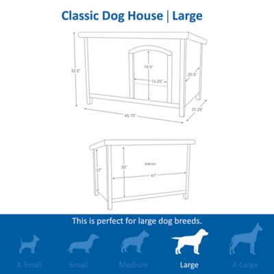 Image showing 5 th TRIXIE Outdoor Wooden Dog Club House, Extra-Large