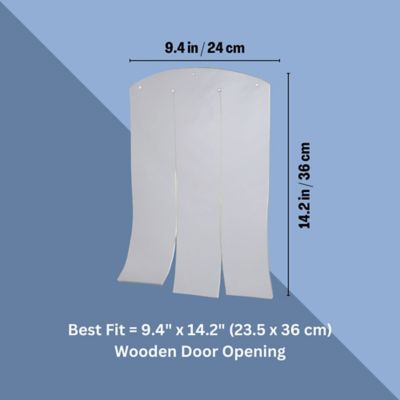 Image showing  natura Vinyl Dog Door Flaps, Dog Door Replacement Flaps, Plastic