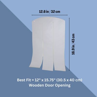 Image showing  natura Vinyl Dog Door Flaps, Dog Door Replacement Flaps, Plastic