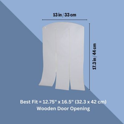 Image showing  natura Vinyl Dog Door Flaps, Dog Door Replacement Flaps, Plastic
