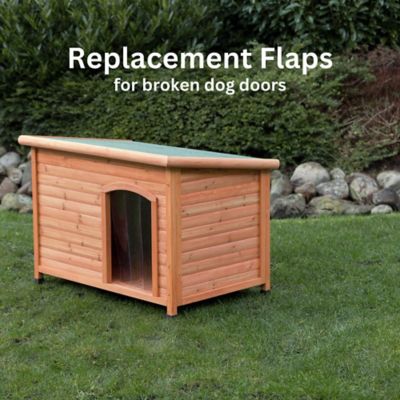 Image showing  natura Vinyl Dog Door Flaps, Dog Door Replacement Flaps, Plastic