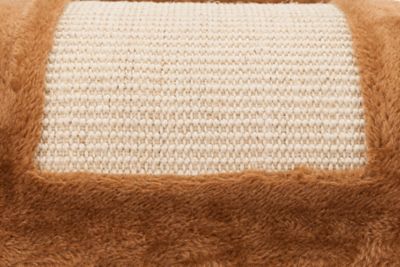 Image showing  Wavy Sisal Scratching Wave Cat Lounger, 11.25 in. x 19.5 in. x 7 in., Brown