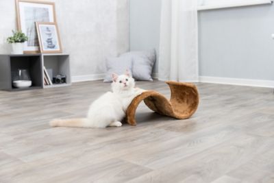 Image showing  Wavy Sisal Scratching Wave Cat Lounger, 11.25 in. x 19.5 in. x 7 in., Brown