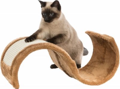 Image showing 5 th TRIXIE Wavy Sisal Scratching Wave Cat Lounger, 11.25 in. x 19.5 in. x 7 in., Brown