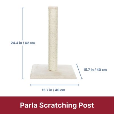 Image showing  Parla Durable Sisal Rope Cat Scratching Post, 24.5 in.