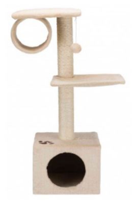 Image showing  San Fernando Cat Tower with Scratching Posts, Condo, Tunnel, Two Platforms, Dangling Pom-Pom