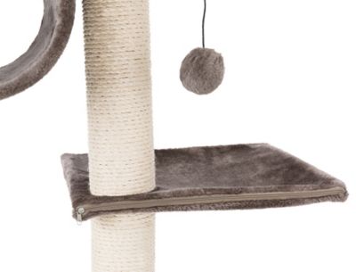 Image showing 5 th TRIXIE San Fernando Cat Tower with Scratching Posts, Condo, Tunnel, Two Platforms, Dangling Pom-Pom