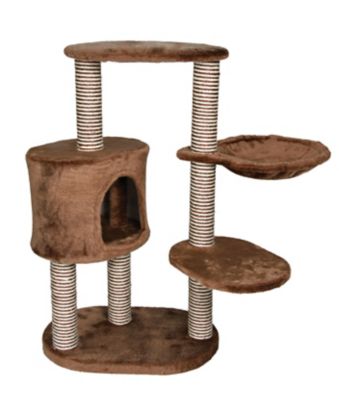 TRIXIE Moriles Cat Tower with Scratching Posts, Condo, Hammock, Padded Platform