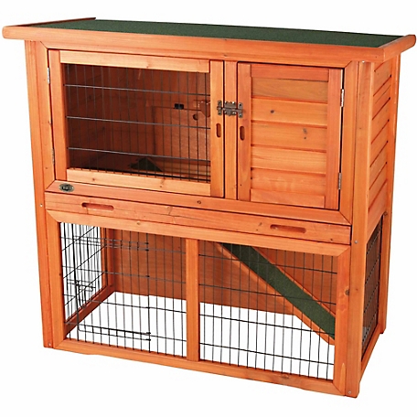 TRIXIE Rabbit Hutch with Sloped Roof, Large