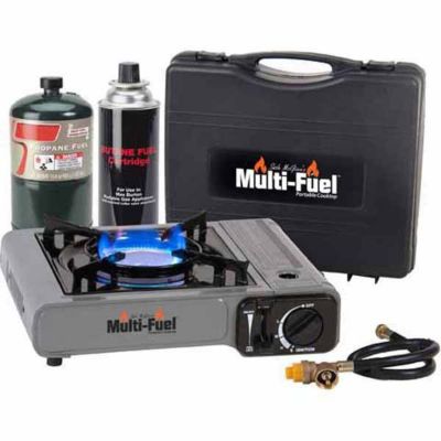 Image showing  1-Burner Multi-Fuel Portable Cooktop, 10,000 BTUs