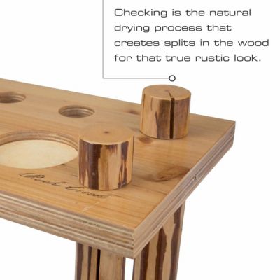 Image showing  6-Cue Wooden Floor Rack