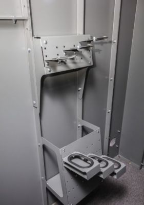 Image showing  3 Gun ESP Adjustable Steel Long Gun Rack for ESP Shelters