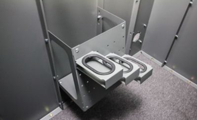 Image showing  3 Gun ESP Adjustable Steel Long Gun Rack for ESP Shelters