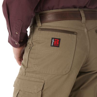 Image showing 4 th Wrangler Men's Relaxed Fit Riggs Workwear Ripstop Ranger Cargo Work Pants