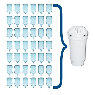Image showing  Multi-Stage Water Filter, 6 Month Life, White, Compatible with the Vitapur GWF8 Water Filtration System