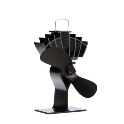 Image showing 5 th Ecofan UltrAir Wood Stove Fan, Black