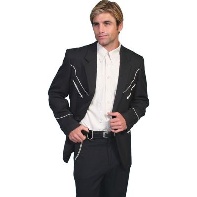 Image showing  Men's Button-Front Western Blazer