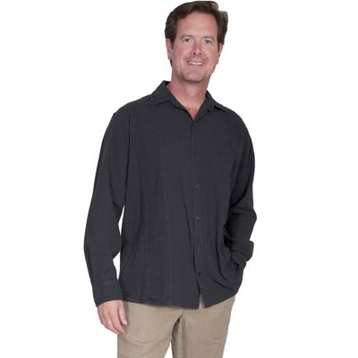 Scully Men's Long-Sleeve Cantina Collection Peruvian Cotton Button-Front Shirt, CM9