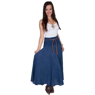 Scully Women's Full-Length Skirt, Blue