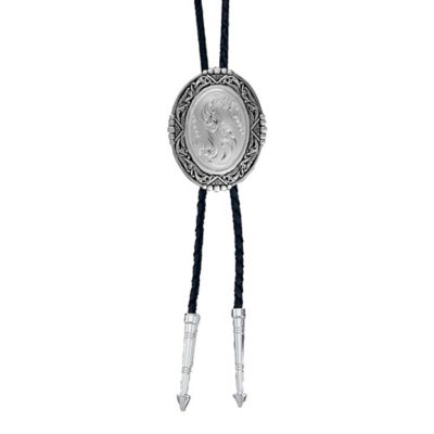 Montana Silversmiths Southwestern Rancher's Bolo Tie in Antiqued Silver, BT46