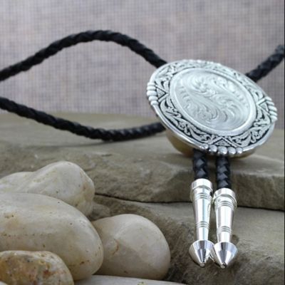 Image showing  Southwestern Rancher's Bolo Tie in Antiqued Silver