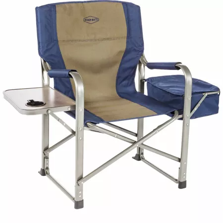 Kamp-Rite Director's Chair with Side Table and Cooler 225 lb Weight Capacity Camp Chairs