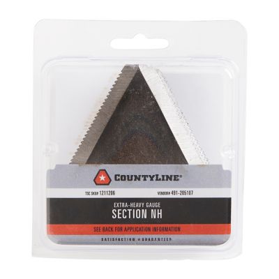 Image showing  3 in. x 3-1/4 in. Sickle Sections for Case-IH, Massey Ferguson, New Holland, Gehl and Ford Models, 10-Pack