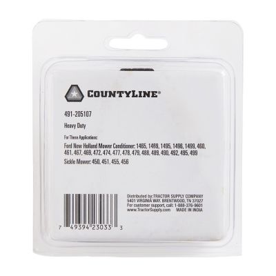 Image showing  3 in. x 3-1/4 in. Sickle Sections for Case-IH, Massey Ferguson, New Holland, Gehl and Ford Models, 10-Pack