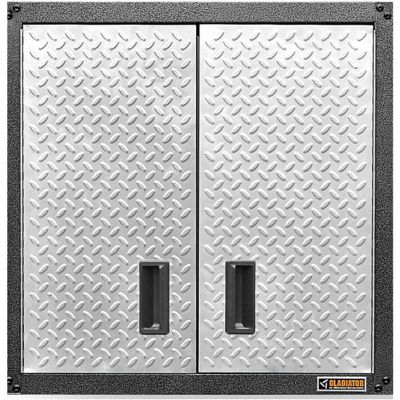 gladiator ready-to-assemble 28 in. h steel garage wall cabinet in