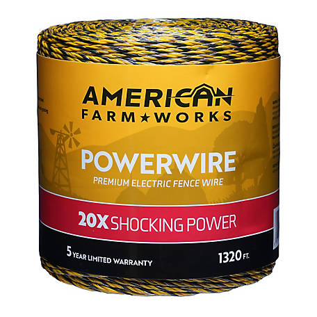 American Farm Works PowerWire -1320 Feet Aluminum PowerWire