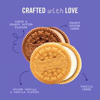 Image showing  Lick n Crunch! Sandwich Cookie Variety Pack 2 Flavors Dog Treats, 26 oz.