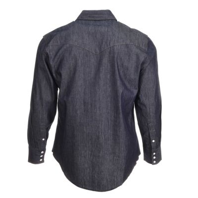 Image showing 1 th Wrangler Men's Cowboy Cut Western Firm Finish Work Shirt