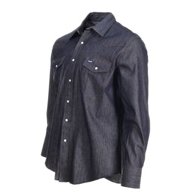 Image showing 3 th Wrangler Men's Cowboy Cut Western Firm Finish Work Shirt